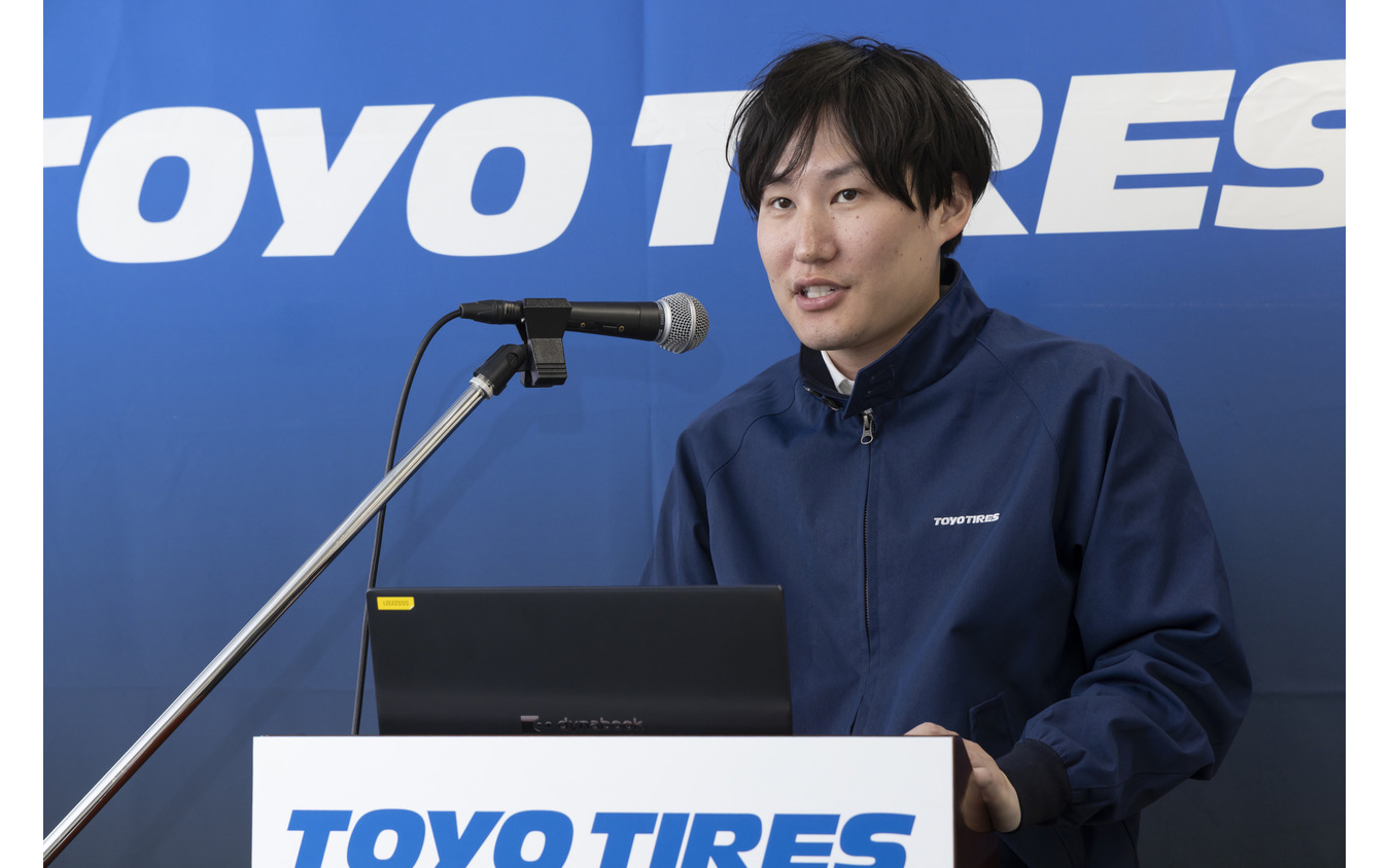開発担当のREタイヤ開発部 助吉さん